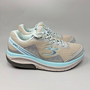 Gdefy Gravity Defyer Mighty Walk Shoes Gray Blue Women Size 8